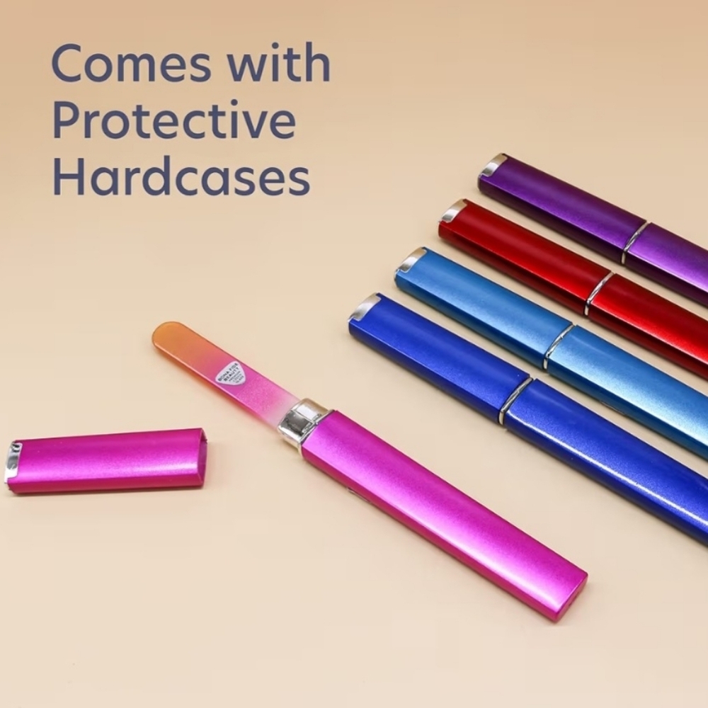 Czech Glass Nail Files - Pick Your Favorite Color Only 6 Left See Last Photo - Picture 2 of 7